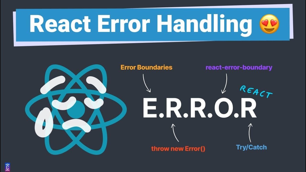 Alt text: Effective error handling techniques in React for robust apps.