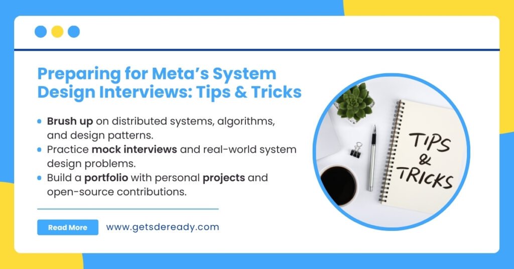 Preparing for Meta System Design Interviews