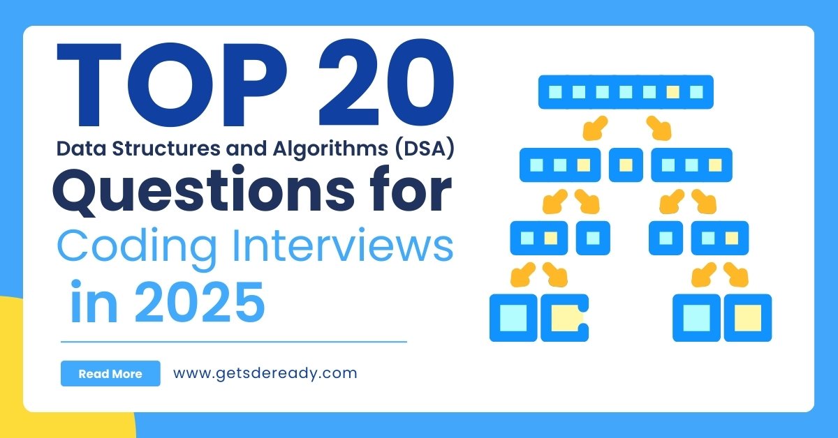 Top 20 Data Structures and Algorithms (DSA) Questions for Coding Interviews in 2025