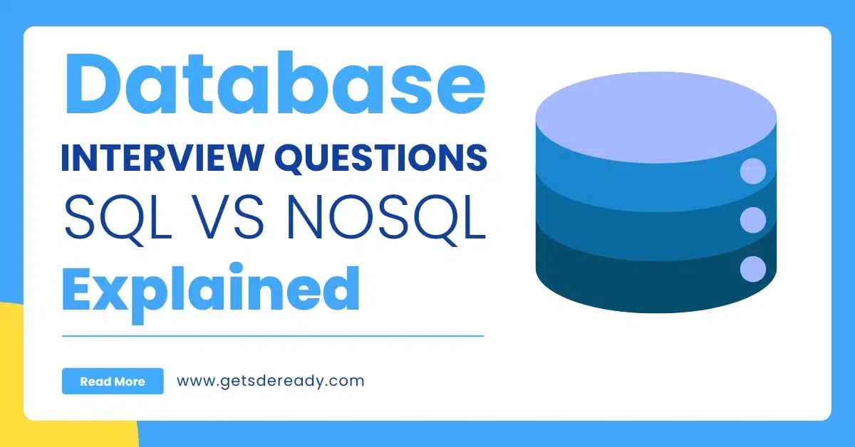 Database Interview Questions_ SQL vs NoSQL Explained